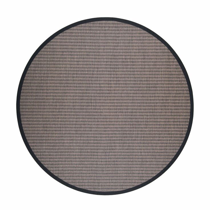 Matto VM Carpet Kelo, mittatilaus, pyöreä, ruskea/musta