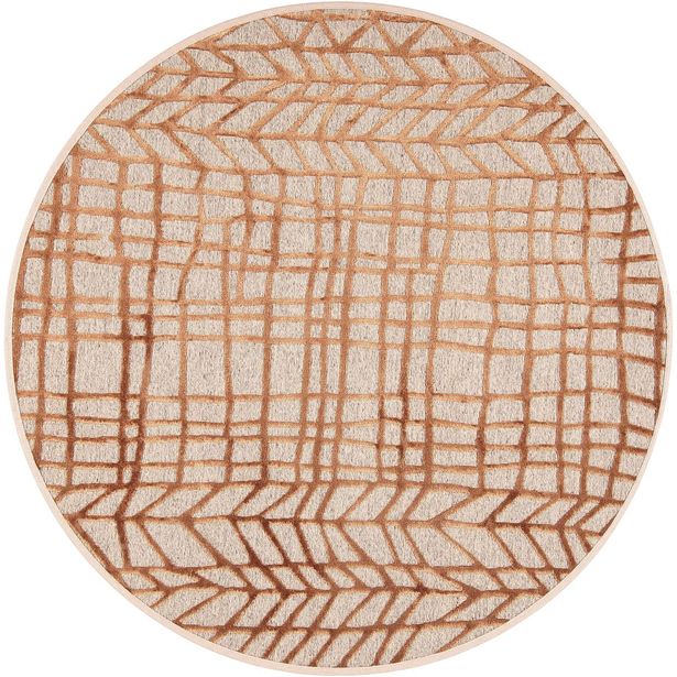 Matto VM Carpet Lastu, pyöreä, kupari, eri kokoja