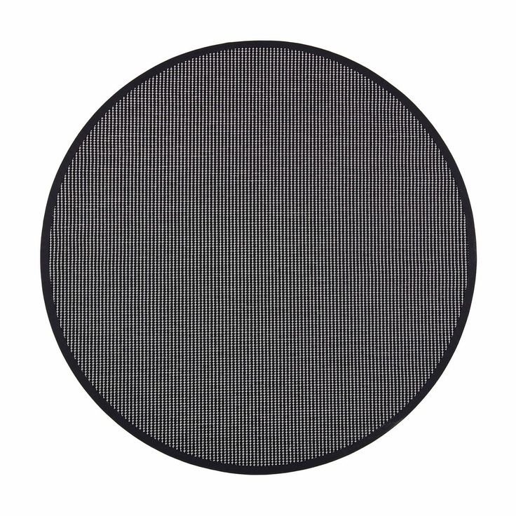 Matto VM Carpet Lyyra2, mittatilaus, pyöreä, musta