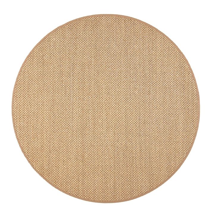Matto VM Carpet Panama, mittatilaus, pyöreä, olki