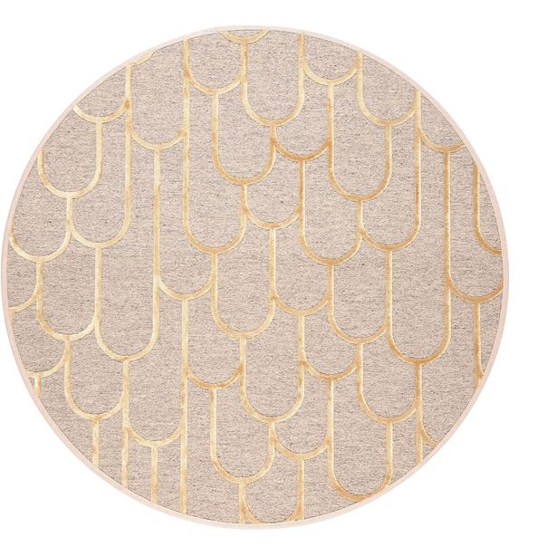 Matto VM Carpet Paanu, mittatilaus, pyöreä, kulta