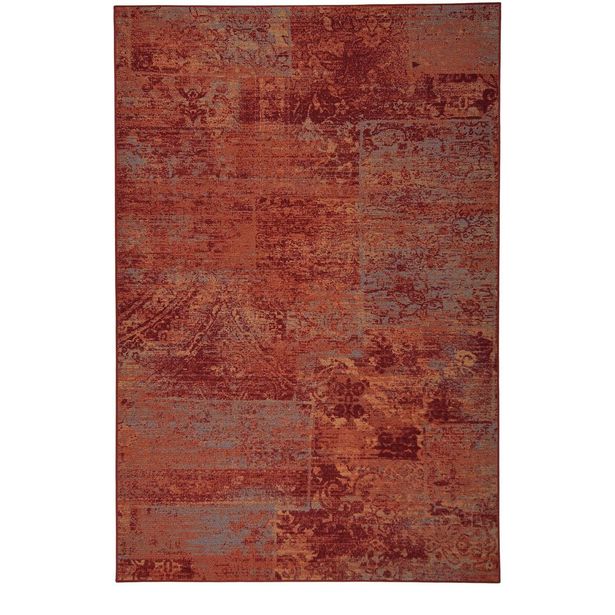 Matto VM Carpet Rustiikki, mittatilaus, puna-oranssi