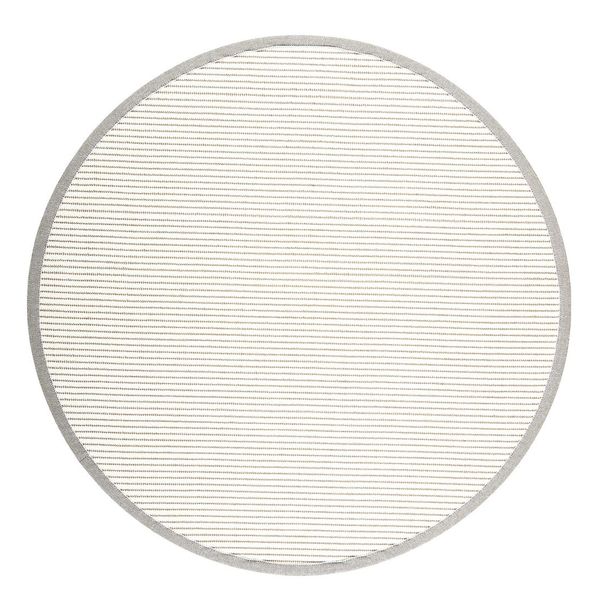 Matto VM Carpet Tunturi, mittatilaus, pyöreä, valkoinen