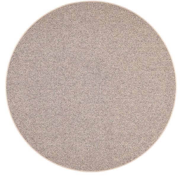 Matto VM Carpet Tweed, pyöreä, vaalea beige, eri kokoja