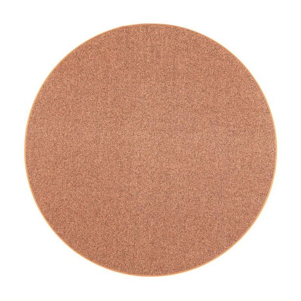 Matto VM Carpet Tweed, mittatilaus, pyöreä, terra