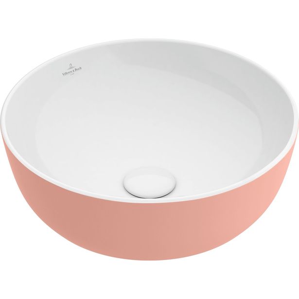 Malja-allas Villeroy & Boch Artis, pyöreä, 430x430x125cm, vaaleanpunainen