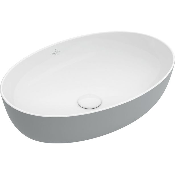 Malja-allas Villeroy & Boch Artis, ovaali, 610x410x125cm, harmaa
