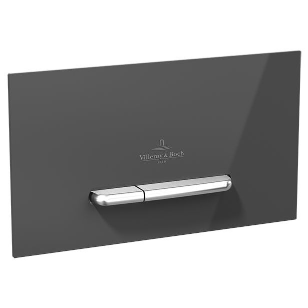 Huuhtelupainike Villeroy & Boch ViConnect, M300, kiiltävä harmaa