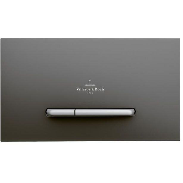 Huuhtelupainike Villeroy & Boch ViConnect, E300, antrasiitti/matta kromi