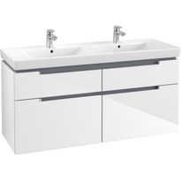 Allaskaappi ja pesuallas Subway 2.0, leveys 1300mm, kiiltavä valkoinen VNBA91710DH