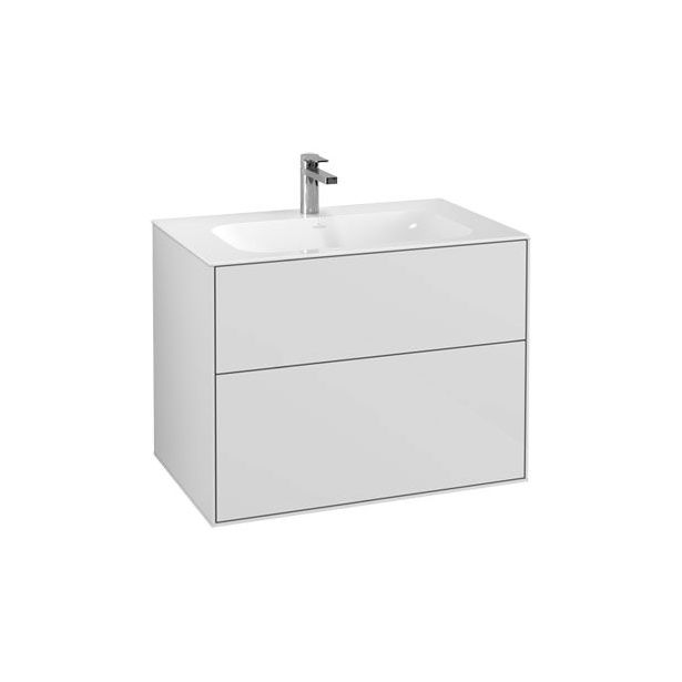 Allaskaappi Villeroy & Boch Finion, 796x591mm, LED-valaistus, valkoinen