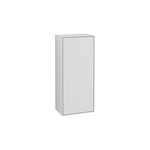 Sivukaappi Villeroy & Boch Finion, 418x936mm, LED-taustavalo, vasen, valkoinen