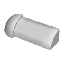 Laattalistan ulkokulma Progress Profiles Projolly Quart, 8mm, 2 kpl, anodisoitu hopea