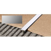 T-peitelista Progress Profiles Procover, 2,7m, 10mm, anodisoitu hopea