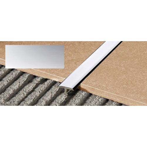 T-peitelista Progress Profiles Procover, 2,7m, 10mm, kromi