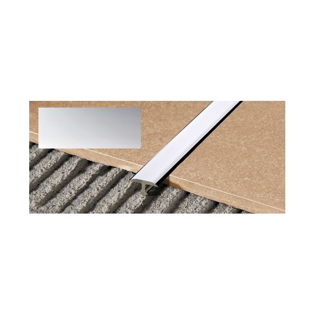 T-peitelista Progress Profiles Procover, 2,7m, 10mm, kromi