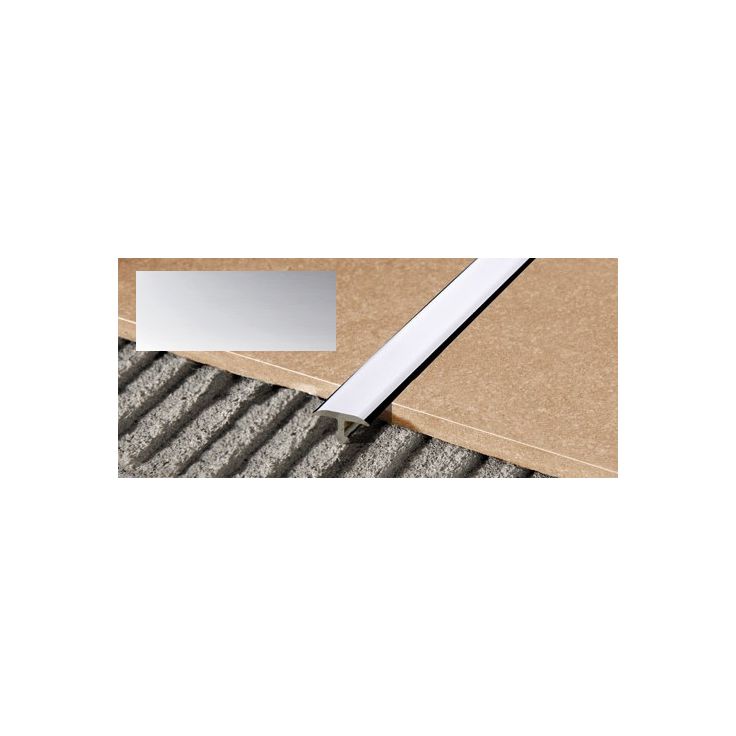 T-peitelista Progress Profiles Procover, 2,7m, 10mm, kromi
