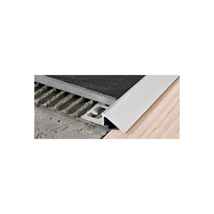 Eritasolista Progress Profiles Proslider, 2,7m, 12,5mm, anodisoitu hopea