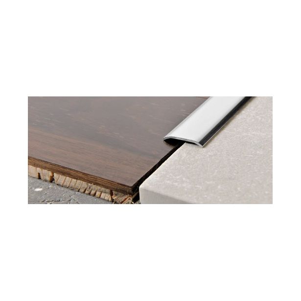 Peitelista Progress Profiles Proplate, 2,7m, 30mm, 3mm, liimakiinnitys, kiiltävä rst