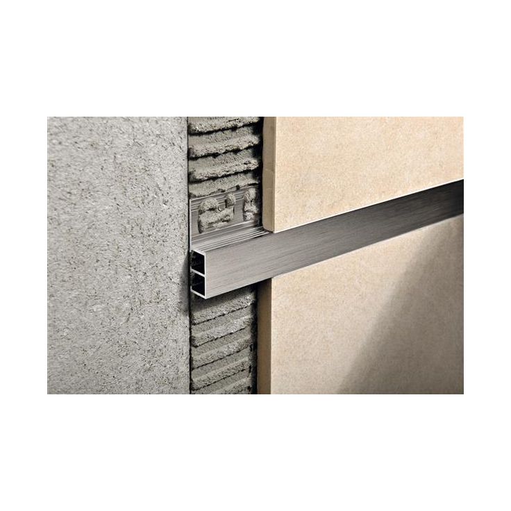 Boordi Progress Profiles Profinlist, 2,7m, 8mm, 20mm, anodisoitu hopea