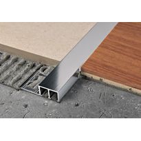 Boordi Progress Profiles Profinlist, 2,7m, 20x10mm, kiiltävä alumiini