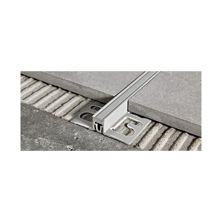 Liikuntasaumalista Progress Profiles Proflex, 2,7m, 10mm, 20mm, harmaa