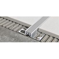 Liikuntasaumalista Progress Profiles Proflex AL, 2,7m, 17mm, 8mm, harmaa