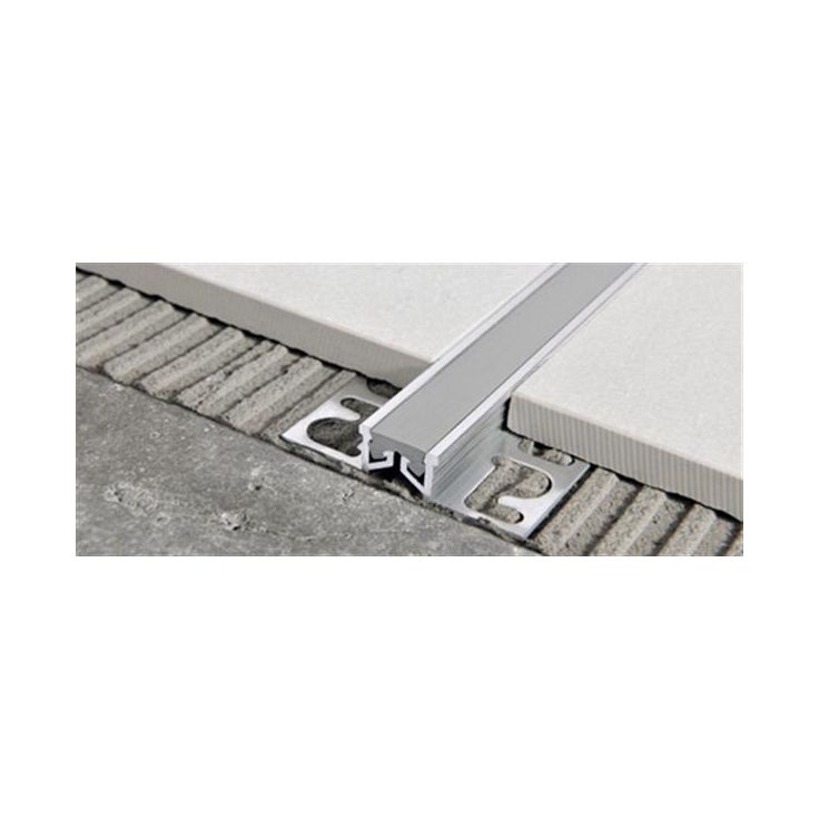 Liikuntasaumalista Progress Profiles Proflex AL, 2,7m, 17mm, 10mm, harmaa