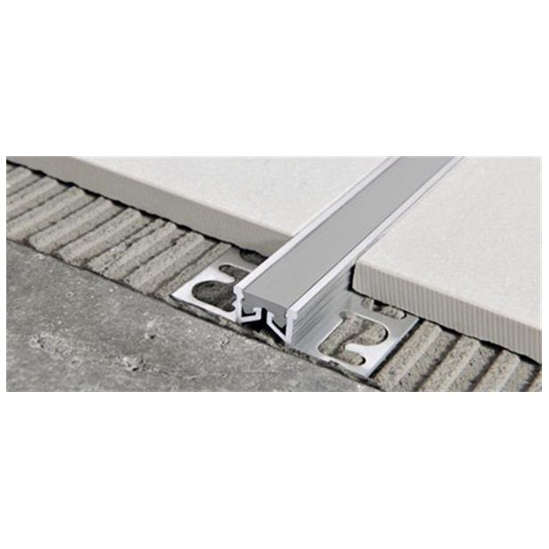 Liikuntasaumalista Progress Profiles Proflex AL, 2,7m, 17mm, 12,5mm, harmaa