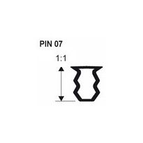 Kiinnitysinsertti Progress Profiles PIN 07, 2,7m, 7-10 mm, pvc