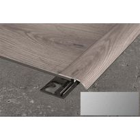 Eritasolista ja pohjalista Progress Profiles LVT Zero Curve, 2,7m, 26mm, 4-6mm, anodisoitu hopea