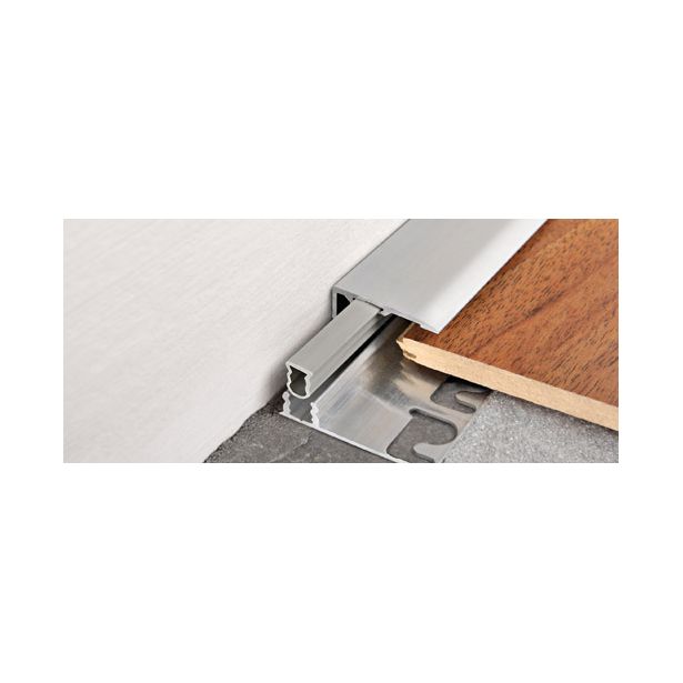 Päätelista Progress Profiles Terminal PIN, 2,7m, 30mm, 10mm, anodisoitu hopea