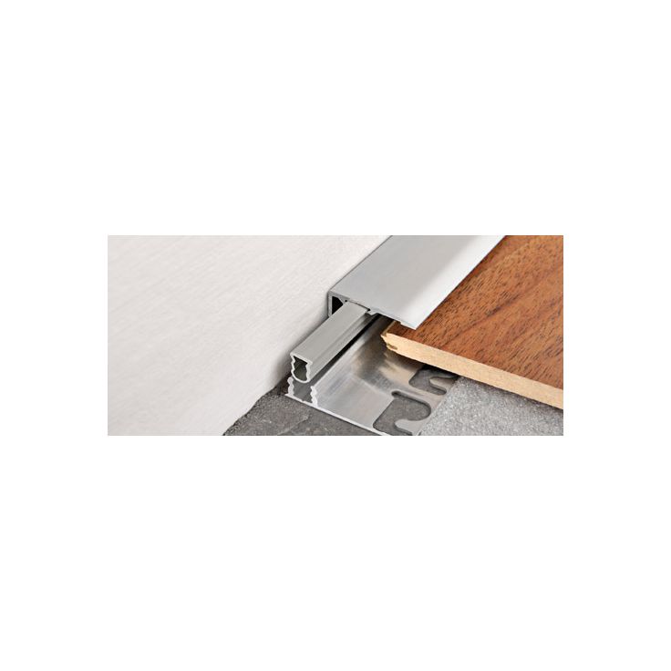 Päätelista Progress Profiles Terminal PIN, 2,7m, 30mm, 10mm, anodisoitu hopea