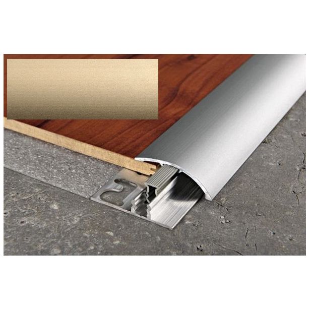 Eritasolista Progress Profiles Zero Curve, 2,7m, 40mm, 7-13mm, pronssi