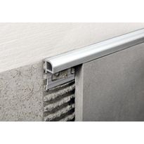 Laattalista Progress Profiles Projolly Quart, 2,7m, 10mm, valkoinen