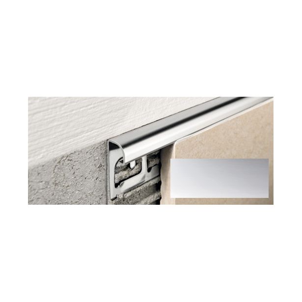 Laattalista Progress Profiles Projolly Quart, 2,7m, 6mm, kromi