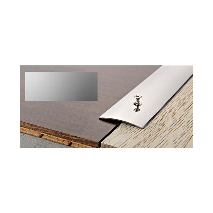 Peitelista Progress Profiles Prosol, 2,7m, 40mm, 0-5mm, liimakiinnitys, anodisoitu hopea