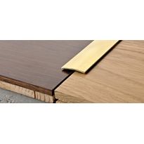 Peitelista Progress Profiles Prosol, 2,7m, 30mm, 0-5mm, liimakiinnitys, messinki