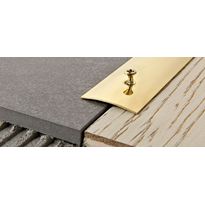 Peitelista Progress Profiles Prosol, 2,7m, 30mm, 0-5mm, ruuvikiinnitys, messinki