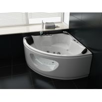 Poreamme Harma Blue Wave, 1380 x 1380 x 610 mm, valkoinen