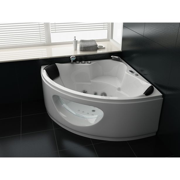 Poreamme Harma Blue Wave, 1380 x 1380 x 610 mm, valkoinen