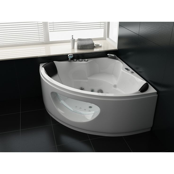 Poreamme Harma Blue Wave, 1380 x 1380 x 610 mm, valkoinen