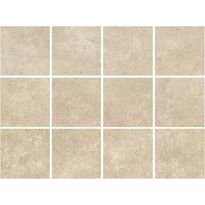 Lattialaatta Bien Arcides Latte, himmeä, beige, 10x10cm