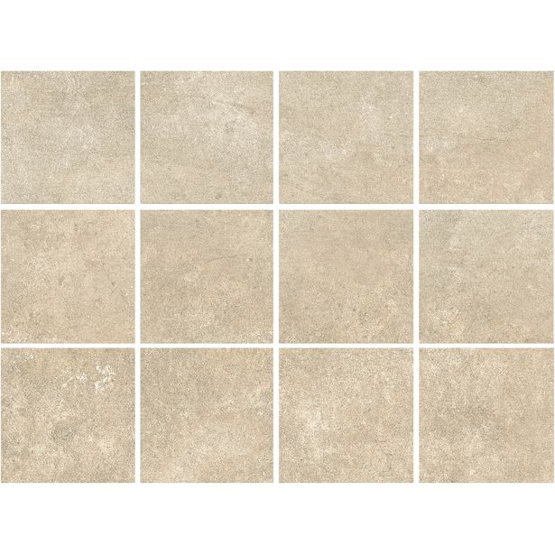 Lattialaatta Bien Arcides Latte, himmeä, verkolla, 100x100mm