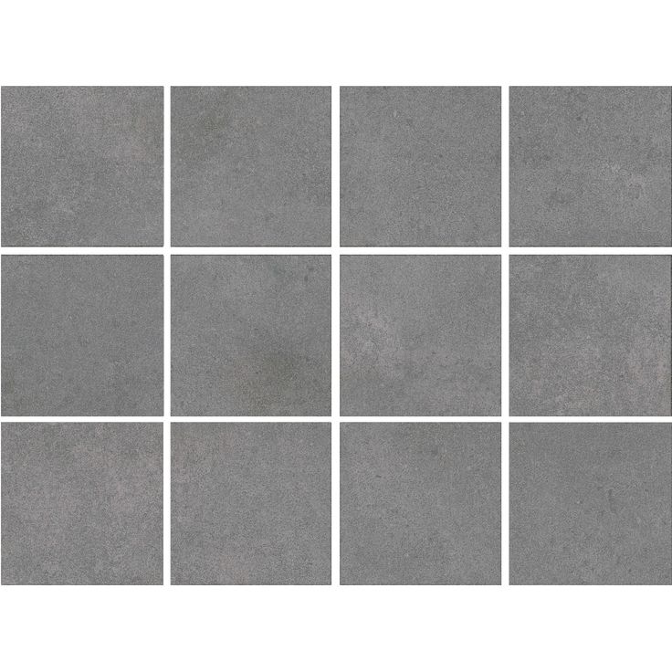 Lattialaatta Bien Arcides Grey, himmeä, verkolla, 100x100mm