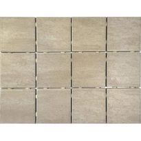 Lattialaatta Bien Alpstone Almond, himmeä, beigee, 10x10cm