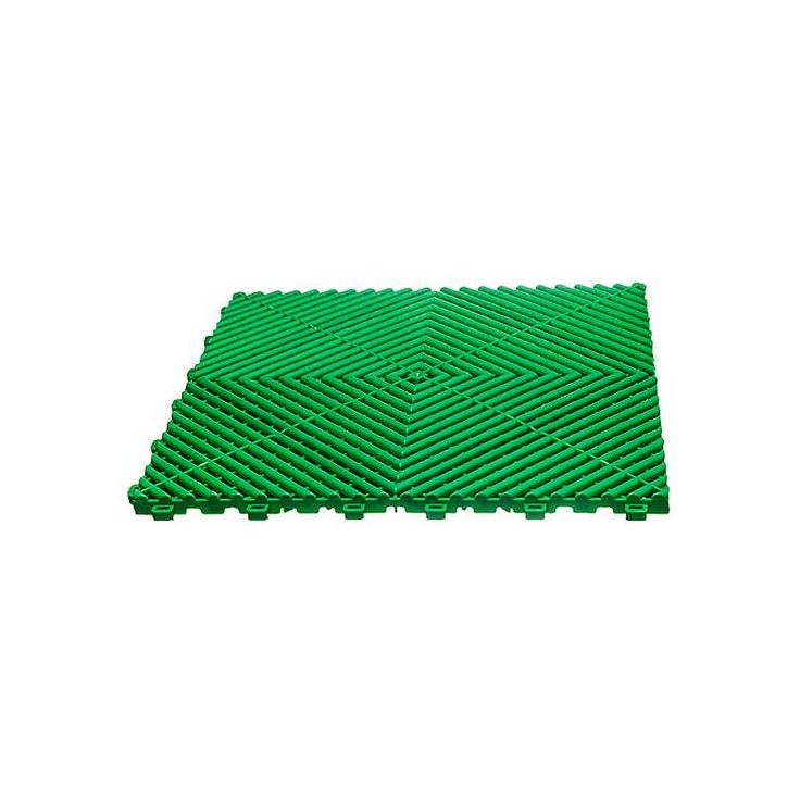 Muovilaatta SteyrTek Leaf Green 40x40cm, 4kpl