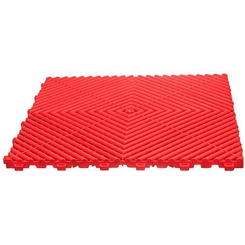 Muovilaatta SteyrTek Fire Red 40x40cm, 4kpl