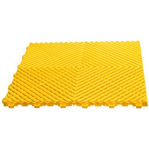 Muovilaatta SteyrTek Racing Yellow 40x40cm, 10x30kpl