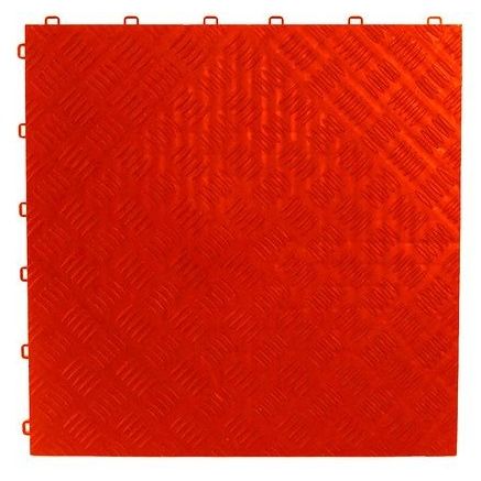 Muovilaatta SteyrTek umpinainen Fire Red 40x40cm, 10x30kpl